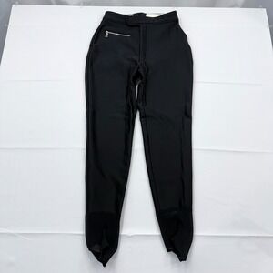 Vintage Bogner Stirrup Ski Snow Board‎ Pants Womens 27" Waist Black Snowboarding
